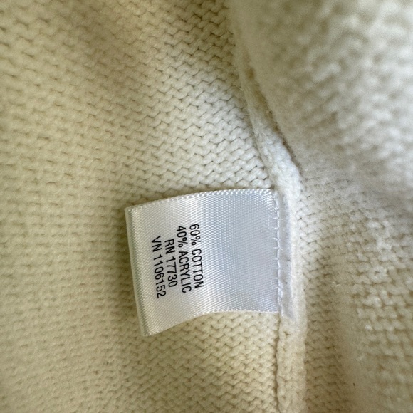 Isaac Mizrahi for Target Cream Shawl Collar Cardigan - Picture 4 of 5